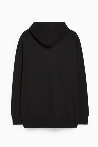 Men - Zip-through sweatshirt with hood - black