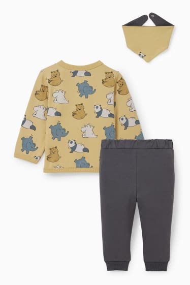 Bébés garçons - Ensemble bébé - 3 pièces - gris foncé