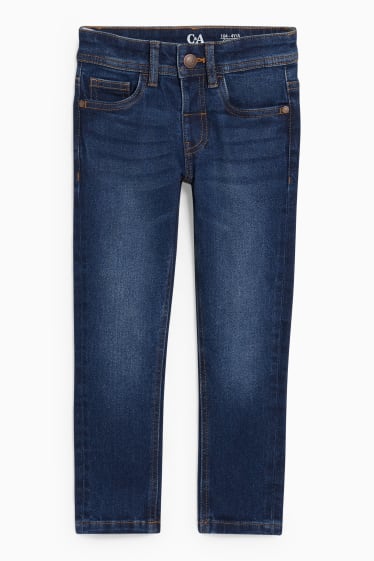 Kinder Jungen - Skinny Jeans - dunkeljeansblau