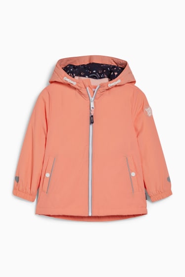 Kinder - Jacke mit Kapuze - pink