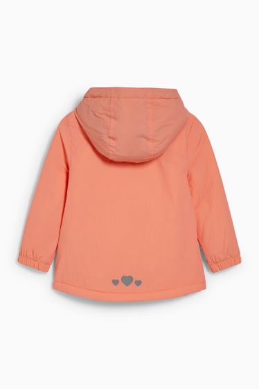 Kinder - Jacke mit Kapuze - pink