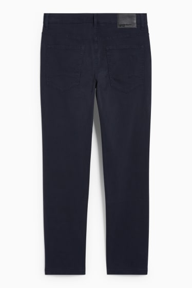 Hommes - Pantalon - slim fit - Flex - bleu foncé