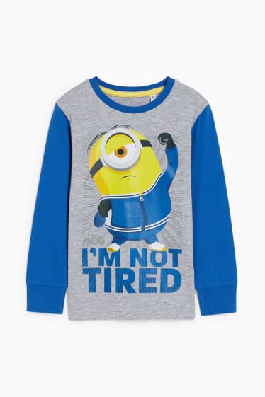 Niños - Minions - pijama - 2 piezas - azul