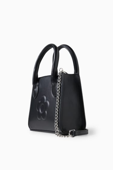 Donna - CLOCKHOUSE - piccola borsa a tracolla - similpelle - nero