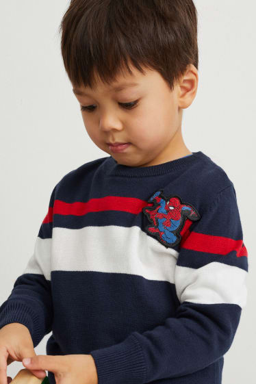 Enfants - Spider-Man - pull - bleu foncé