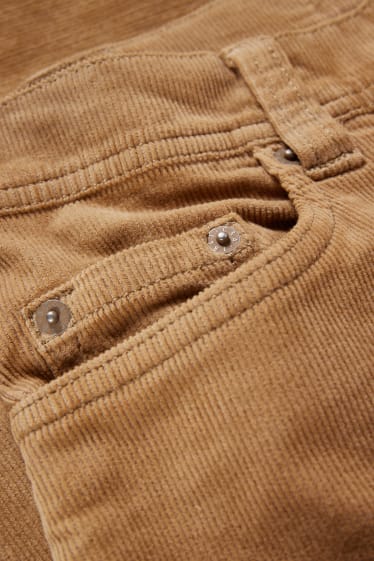 Herren - Cordhose - Regular Fit - LYCRA® - havanna