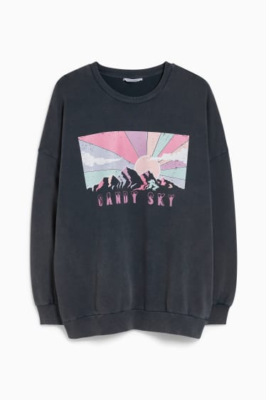Damen - CLOCKHOUSE - Sweatshirt - dunkelgrau
