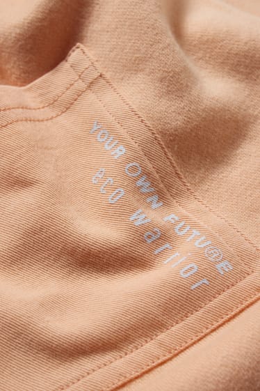 Niños - Sudadera con capucha - genderless - naranja claro