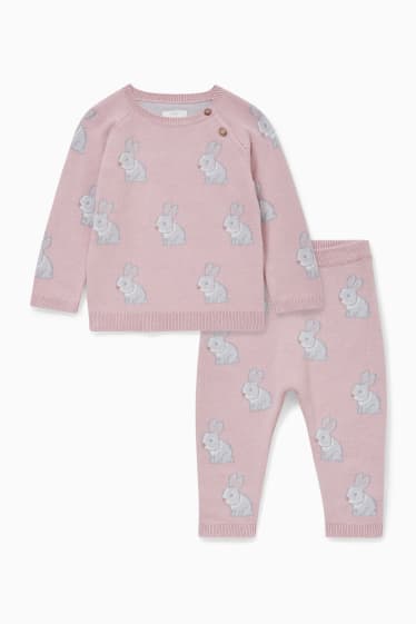 Bébés filles - Ensemble bébé - 2 pièces - rose