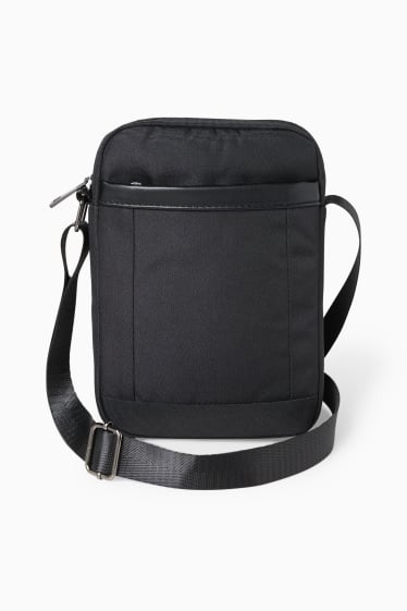 Hombre - Bolso bandolera pequeño - gris oscuro