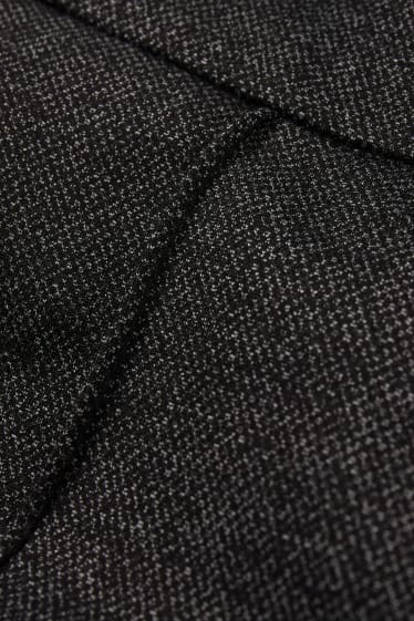 Dames - Broek van jersey - straight fit - antraciet