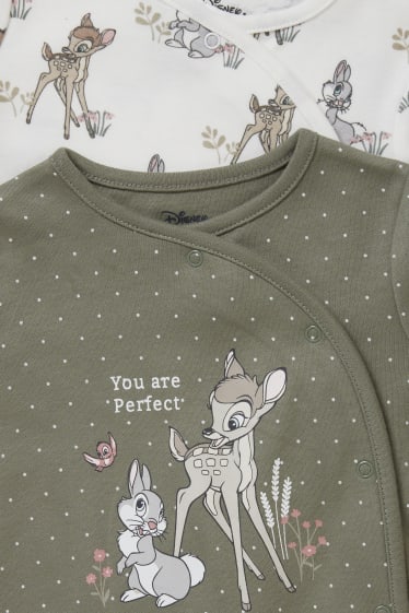 Bébés filles - Lot de 2 - Bambi - pyjamas bébé - vert clair