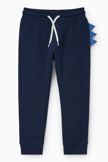 Niños - Set - sudadera con capucha y pantalón de deporte - 2 piezas - azul oscuro