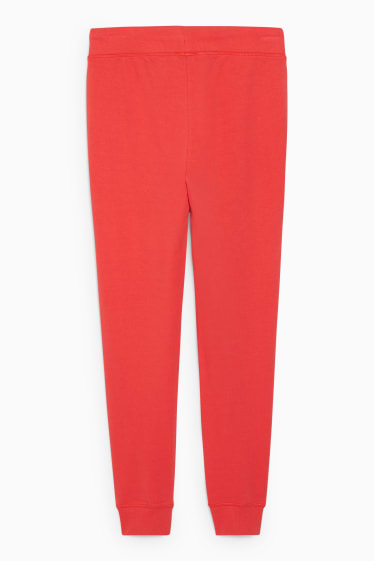 Dona - Pantalons de xandall bàsics - vermell
