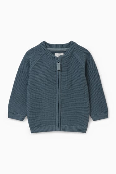 Baby: jongens - Babyoutfit - 3-delig - donkerblauw