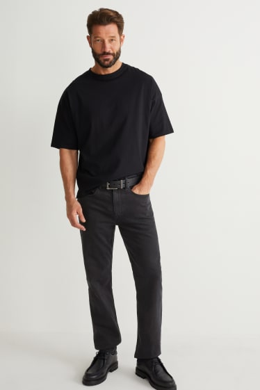 Men - Straight jeans - black