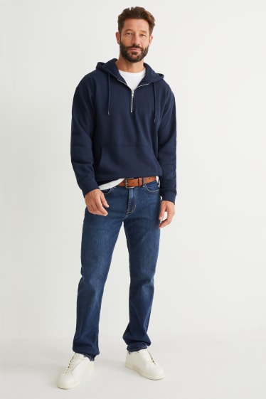 Herren - Straight Jeans - dunkeljeansblau