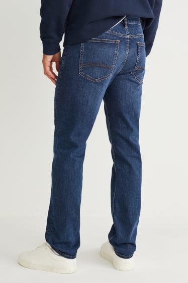 Men - Straight jeans - denim-dark blue