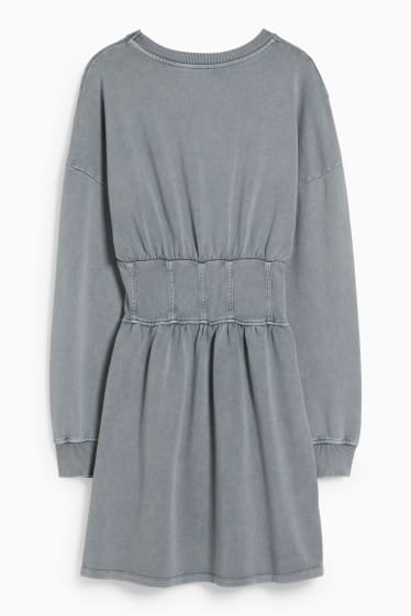 Femmes - CLOCKHOUSE - robe en molleton - gris