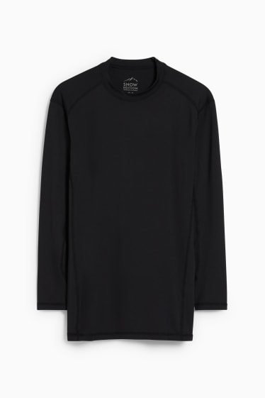 Men - Ski base layer top - black