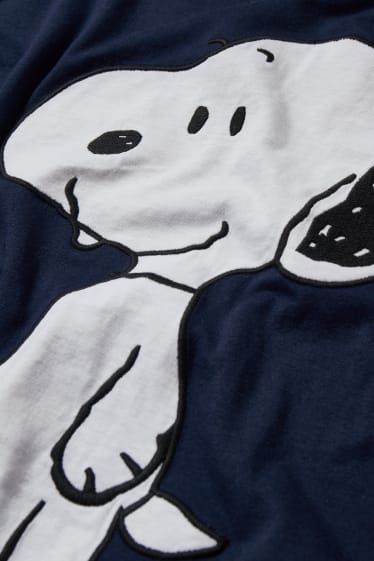Femei - Cămașă de noapte - Snoopy - albastru închis