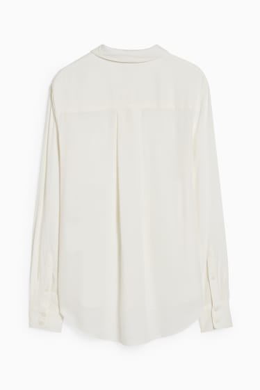 Mujer - Blusa - blanco roto