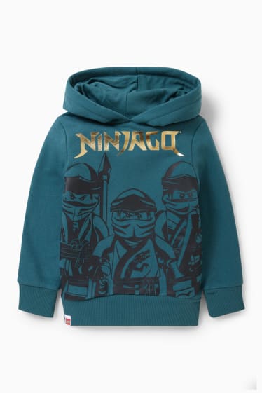 Bambini - Lego Ninjago - felpa con cappuccio - turchese scuro