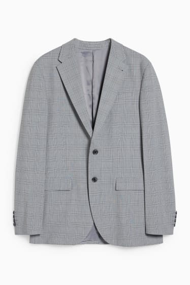 Pánské - Oblekové sako - regular fit - Flex - LYCRA® - šedá