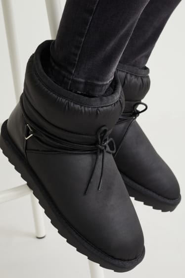 Damen - Boots - schwarz