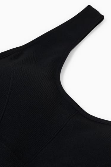 Femmes - Brassière - rembourrée - sans coutures - LYCRA® - noir