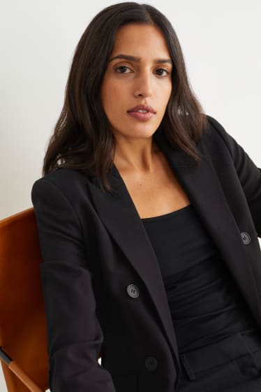 Femmes - Blazer de bureau - regular fit  - noir