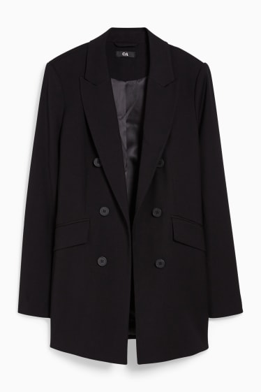 Dames - Business-blazer - regular fit - zwart