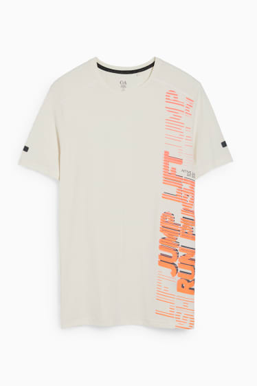 Herren - Funktions-Shirt - cremeweiss
