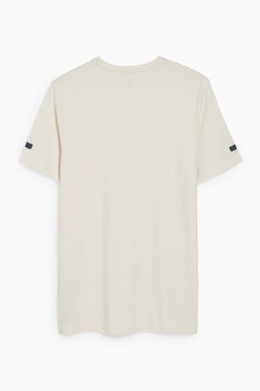 Pánské - Funkční tričko  - krémově bílá