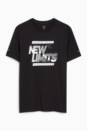 Heren - Sportshirt - zwart