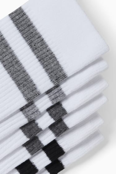 Men - Multipack of 5 - tennis socks - white