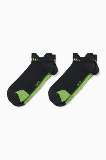 Herren - Multipack 2er - Sport-Sneakersocken - schwarz