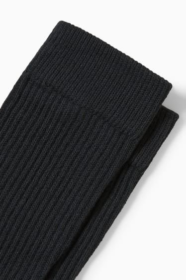 Herren - Multipack 3er - Sport-Socken - LYCRA® - schwarz