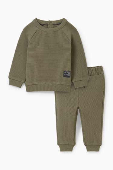 Babies - Baby outfit - 2 piece - green