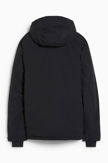 Men - Ski jacket with hood - black