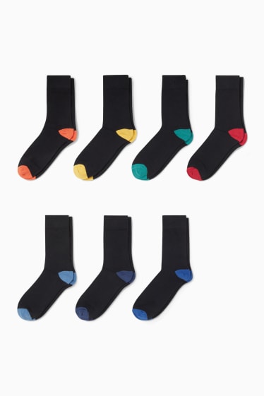 Herren - Multipack 7er - Socken - schwarz