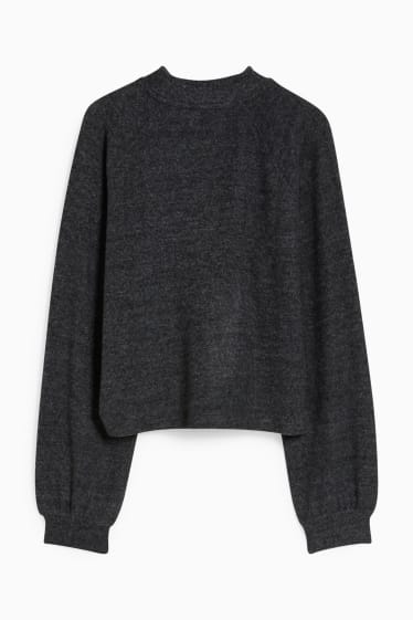 Damen - Sweatshirt - dunkelgrau