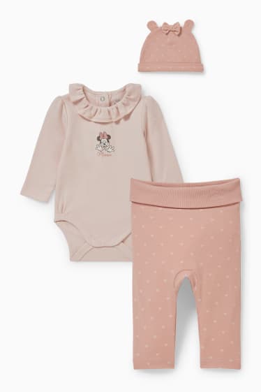 Neonati - Minnie - completo per neonate - 3 pezzi - rosa