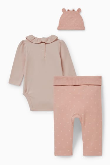 Babys - Minnie Maus - Baby-Outfit - 3 teilig - rosa