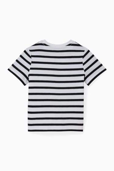 Kinder Jungen - Spider-Man - Kurzarmshirt - gestreift - weiss