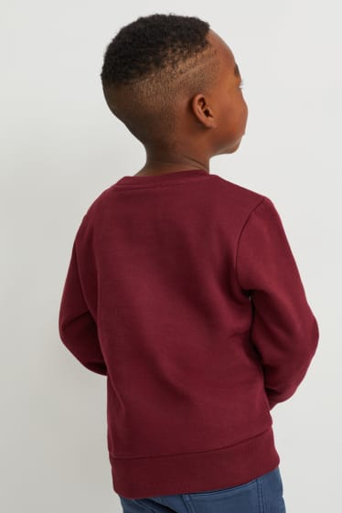 Copii - Patrula cățelușilor - bluză de molton - bordo