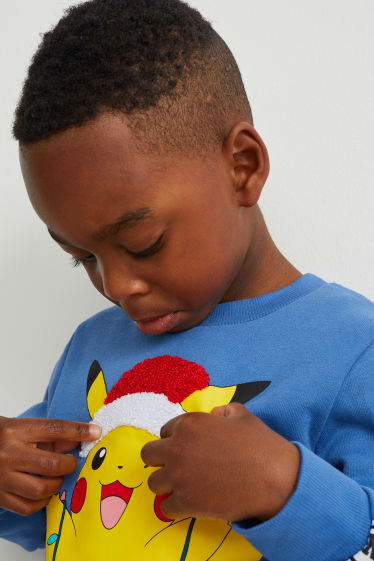 Children - Pokémon - Christmas sweatshirt - blue