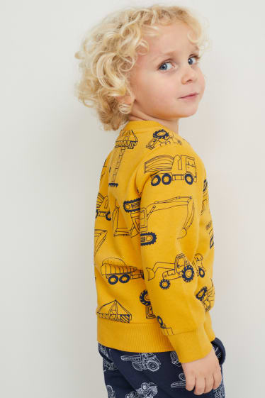 Kinder Jungen - Multipack 2er - Sweatshirt und Hoodie - dunkelblau