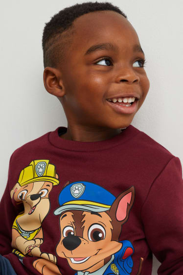 Kinder Buben - Paw Patrol - Sweatshirt - bordeaux