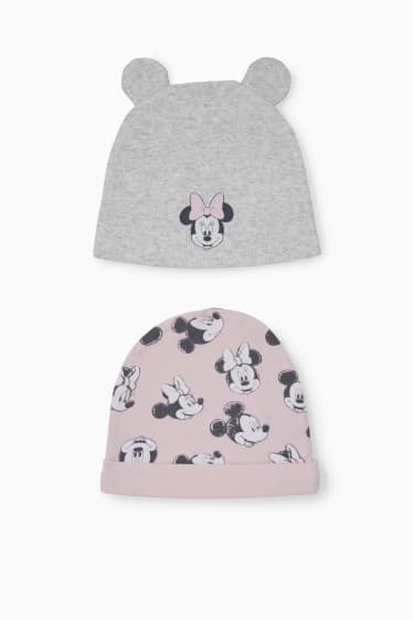 Bébés - Lot de 2 - Disney - bonnets bébé - rose